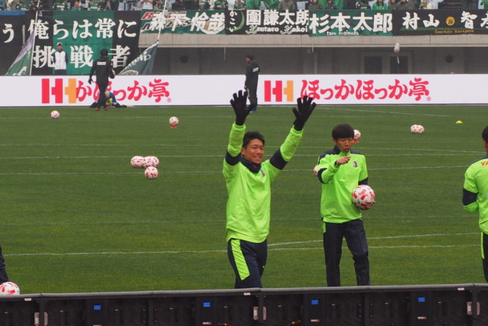 セレッソ大阪VS松本山雅試合前練習_2