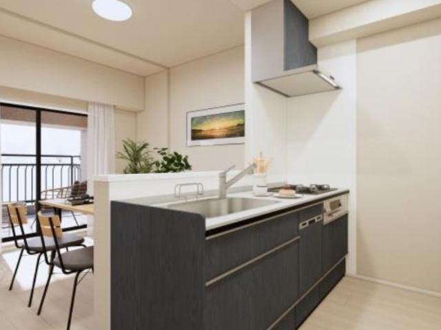 ドムール加美西公園203号室 3LDK 仲介手数料半額対象 角部屋 リフォーム済 大阪市平野区加美西2丁目