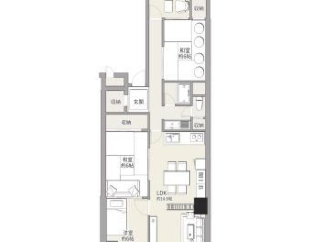 オーナーチェンジ物件 かもめ第一コーポ12号棟3階部分 4LDK 仲介手数料半額対象 表面利回り8.93% 大阪市住之江区南港中3丁目